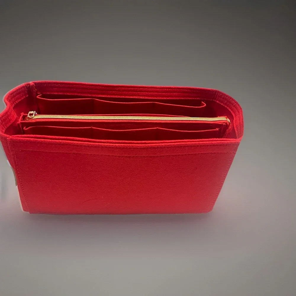 OhMyStyle Bag Organizer Red Zipper Pouch